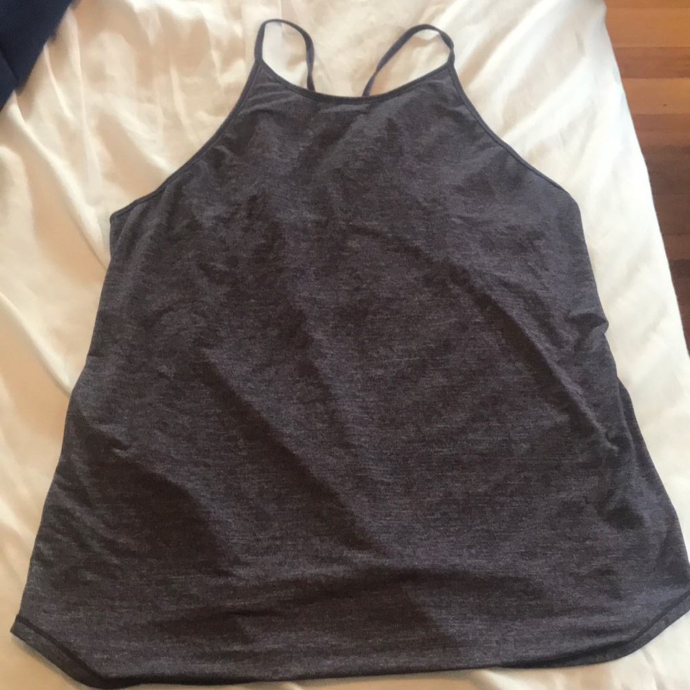 Purple spaghetti strap tank